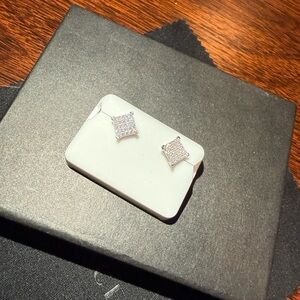 Elegant Silver Stud Earrings